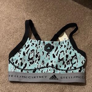Adidas Stella McCartney Mint and Black Sports Bra